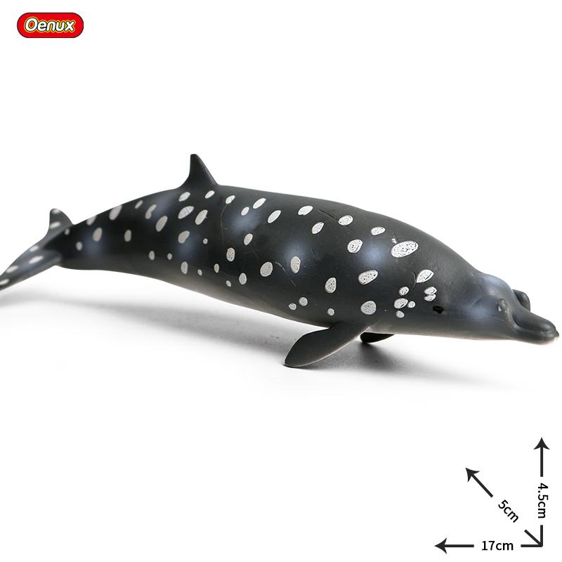 Oenux Ocean Animals Action Figures Sealife Shark Whare Megalodon Model Figurines PVC Home Decoration Kid Cognitive Education Toy