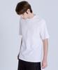 BASIC HOUSE Uni Relaxed Fit Round Neck Short Sleeve T-Shirt White Lats0105 (Type B)