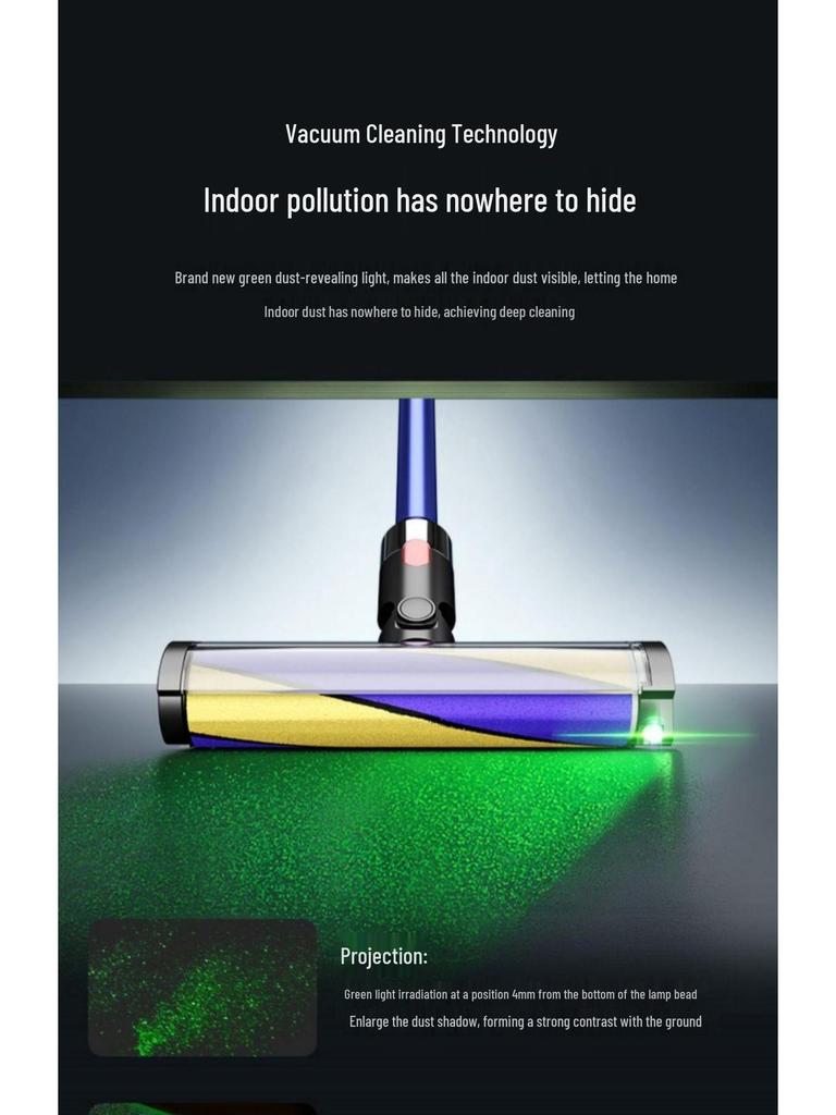 Dyson Electric Floor Head with All-Area Green Light for V6-V12/V15 Slim Models