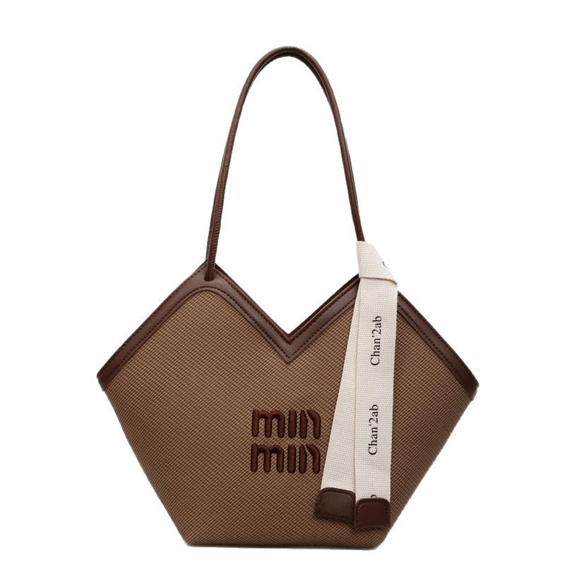 Large Capacity Tote Bag Women's Fashion Versatile Bag Casual Commuter Shoulder Bag