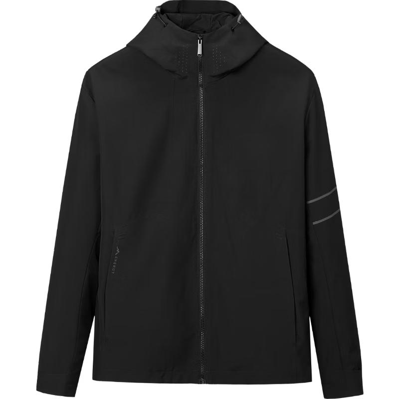 HLA Men's Hooded Casual Jacket