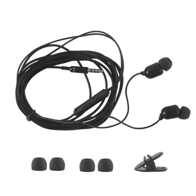 Wired Canal Deep 3m Noise for with Microphone 3.5mm Earphones/Headphones, In-Ear, Type, Bass, Lightweight, Extra-Long Cord, Cancelling,