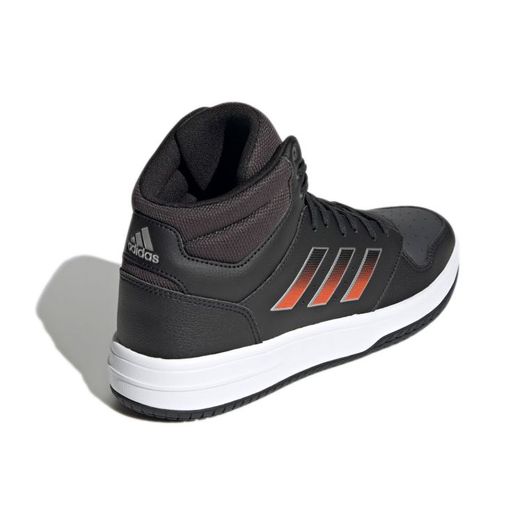 Adidas Gametalker Comfortable Durable High-Top Retro Basketball Shoes Men Sneakers Charcoal-Black H04439