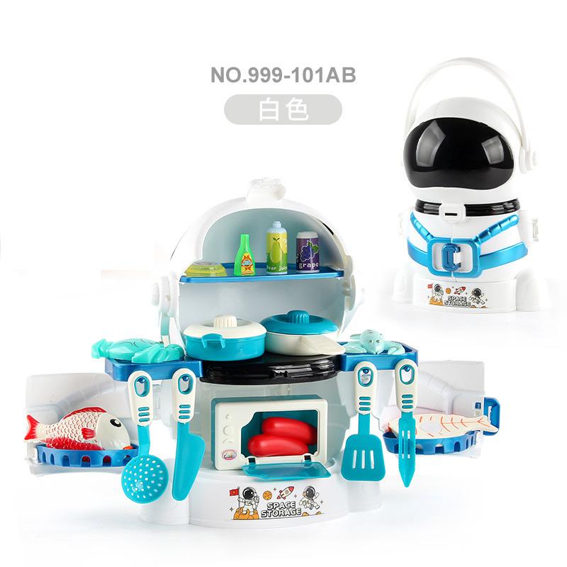 

Children s Playhouse Fun Toys Space Transport Ship Kitchen Toys Male and Female Simulation Supermarket Kitchen Fast Food Toys білий