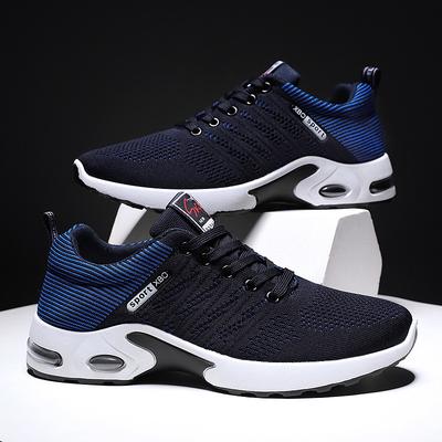 Men's Shoes, Sports Shoes, Breathable Mesh Shoes, Fly-woven Shoes, Soft-soled Running Shoes