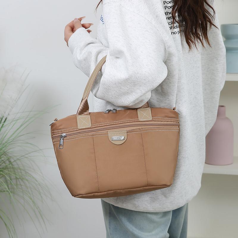 Nylon Crossbody Bag Women's Large Capacity Commuter Handbag Multi-Functional Mother Bag