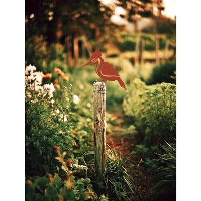 Vintage Metal Garden Bird Wall Art Decor Rustic Woodpecker Robin Outdoor Yard Statues Holiday Ornament Gift