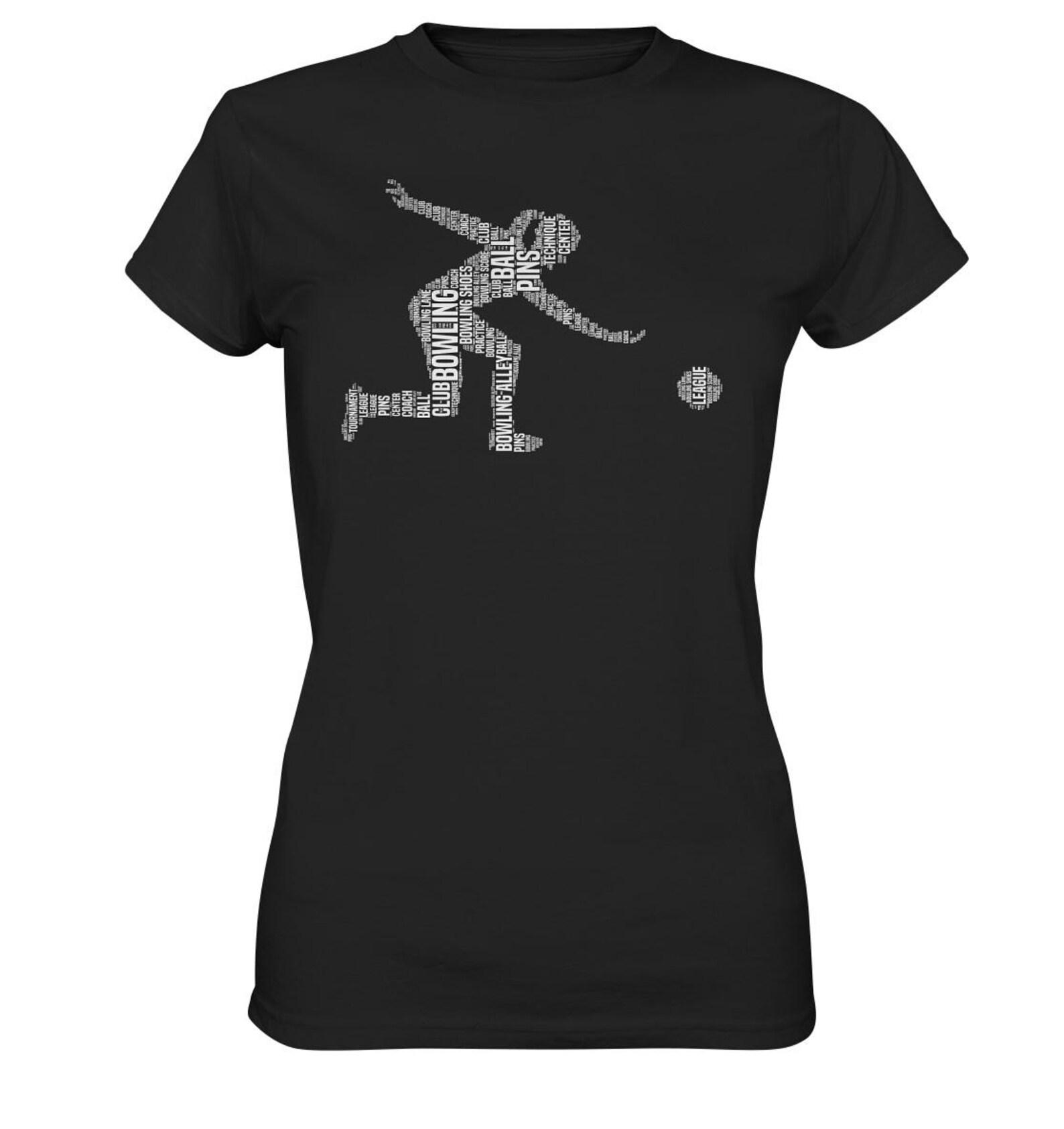 Bowling Terms T-Shirt Bowling Alley Bowling Ball Bowling - Ladies Premium Shirt 3XL