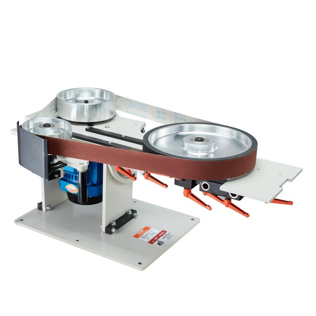 Belt Grinder Sander 72 x 2-Inch Belt Polisher with VFD 3 Grinding Moulds