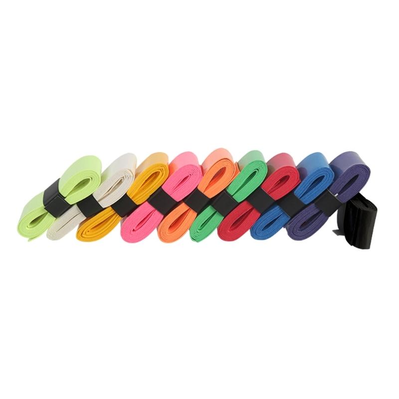10 Pcs Tennis Grip Head Overgrip Anti Slip Tennis Racket Grips Anti-Skid Sweat Tape for Tennis, Squash and Badminton