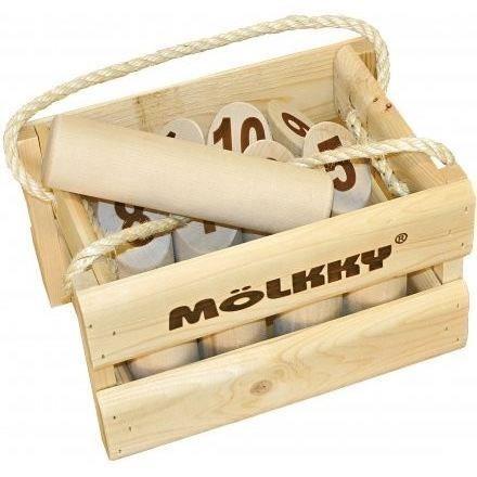 Mölkky Kegelspiel - TACTIC - Luxus-Version - Massivholz - Gemischt - Ab 7 Jahren