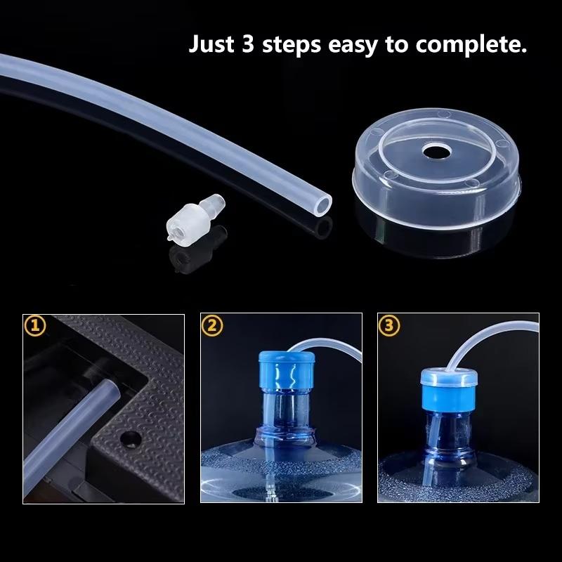 3-1M Silicone Hose High Temperature Nontoxic Food Grade Clear Transparent Pipe For Water Pipes On Bottled Water Dispensers