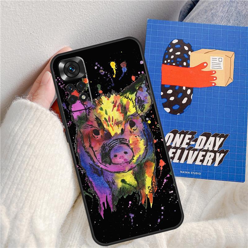

Мультяшная свинка Чехол Для Xiaomi Redmi Note 13 Pro 14 9 10 11 12 9S 10S 11S 12S Redmi 13C 10C 12C 14C Чехол Redmi Note 14 5G