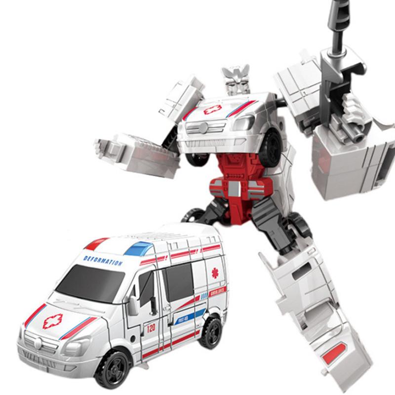 Transformation Anime Toy Robot Car Action Figures Model Plastic Kids Gifts Boys Juguetes
