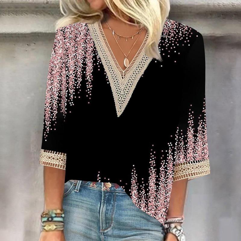 

НОВИНКА Темпераментна вільна жіноча сорочка великого розміру Модна повсякденна блуза Елегантна жіноча сорочка з довгим рукавом Святковий верх вихідного дня 4XL