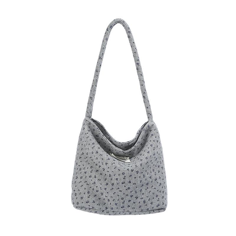 Korean INS-Style Canvas Shoulder Bag: Artistic Handbag for Women