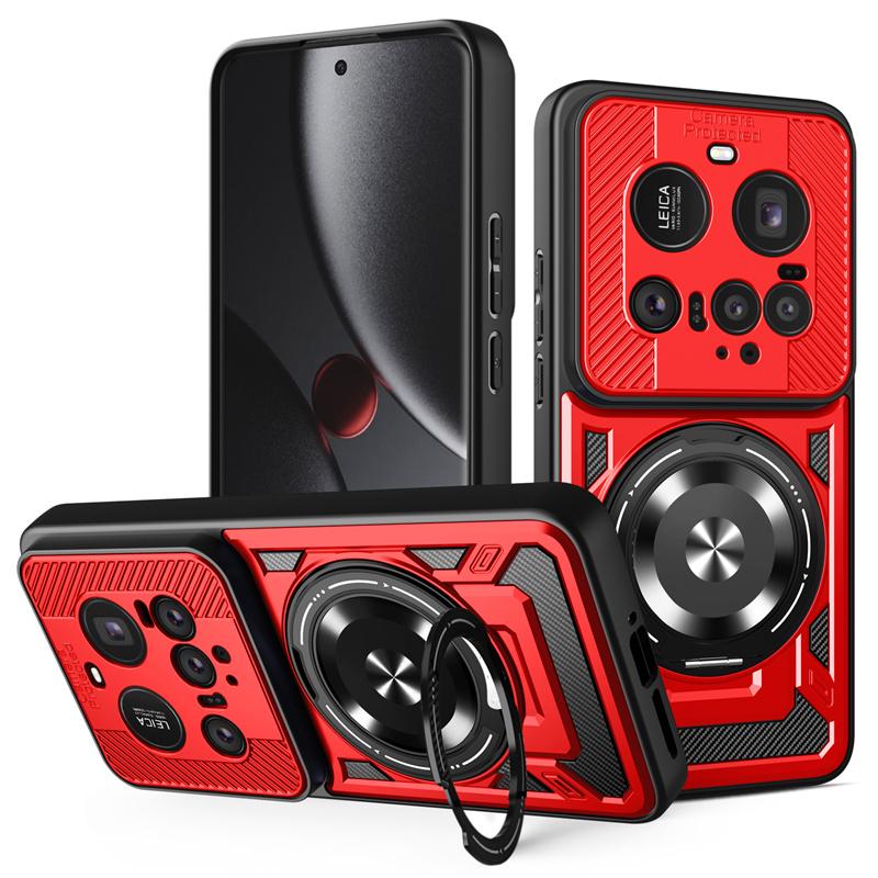 Heavy Duty Armor Case For Xiaomi 15 Ultra Mi 14 Ultra Protective Cover Ring Stand Holder Shockproof Fundas Coque Capa