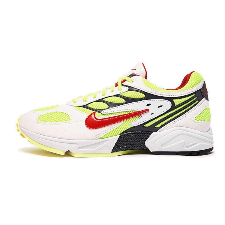 

new Nike Air Ghost Racer White Atom Red Neon Yellow 41