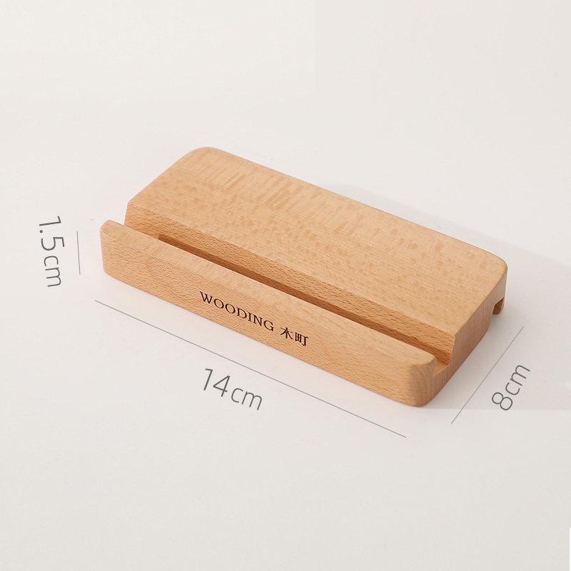 Universal Wooden Phone & Tablet Stand - Black Walnut & Beech Wood