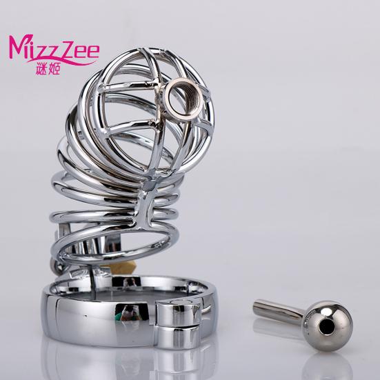 Metal Penis Massager Cock Ring Toys Sexualeed Chastity Lock Cage Body
