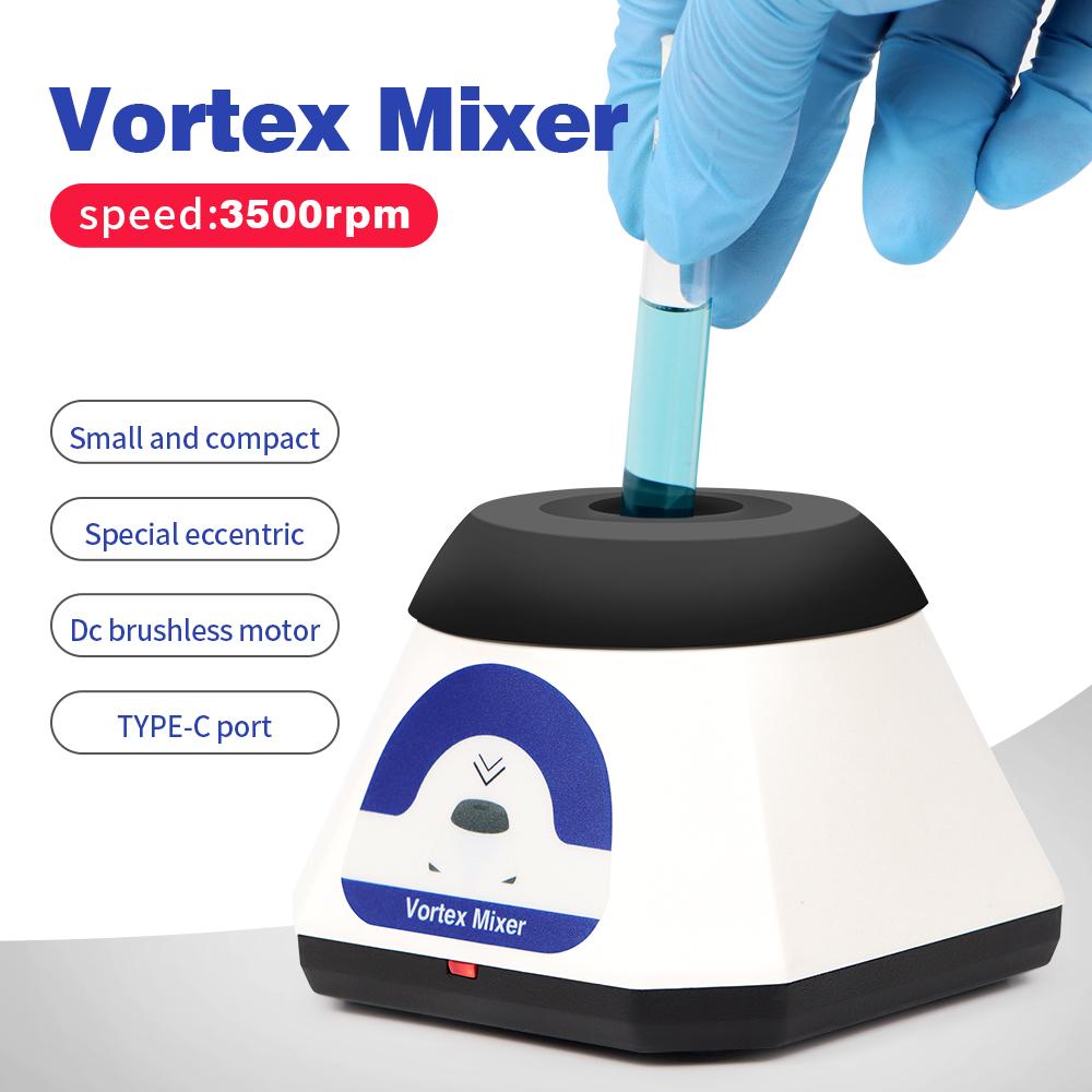 

Маленький вихревой смеситель 3500 об/мин VM1 небольшой центробежный блендер для пробирок VM1S блендер с плавной регулировкой скорости Not Adjustable Speed