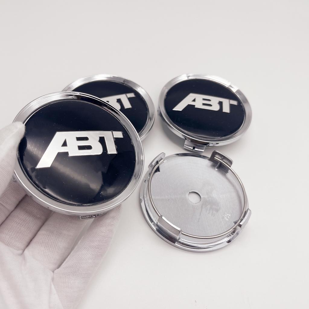 4pcs/Set High-Quality 75mm(for 65mm Stickers) Fit For ABT Wheel Center Hubcaps Car Styling Emblem Badge Auto Styling Accessories