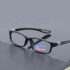 Retro TR90 Far Sight Reading Glasses Flexible Unisex Vintage Square Transparent Eyewear for Sports