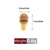 10Pcs Miniature Dollhouse Mini Ice-Cream Cones Model Mini House Pretend Play Food Doll Toy Accessories Dollhouse Photo Props