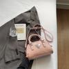Strukturierte Litschi-Muster Handtasche Damen Neue trendige und modische Pendler-Umhängetasche Sommer Vielseitige Messenger Bag