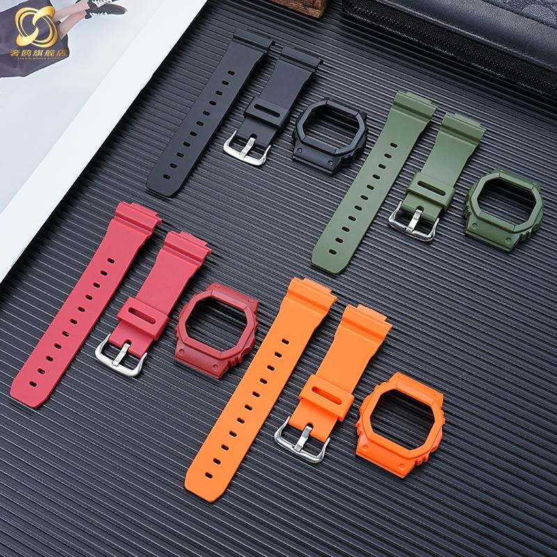 Transparenter Gummiarmband für Casio G-SHOCK DW-5030/GLX-5600/GW-M5610 TPU Sport Wasserdicht Ersatz-Uhrenarmband Uhrengehäuse