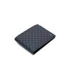 Daks Navy Imported Leather Embossed Dd Pattern Wallet Dbwa5e373n2
