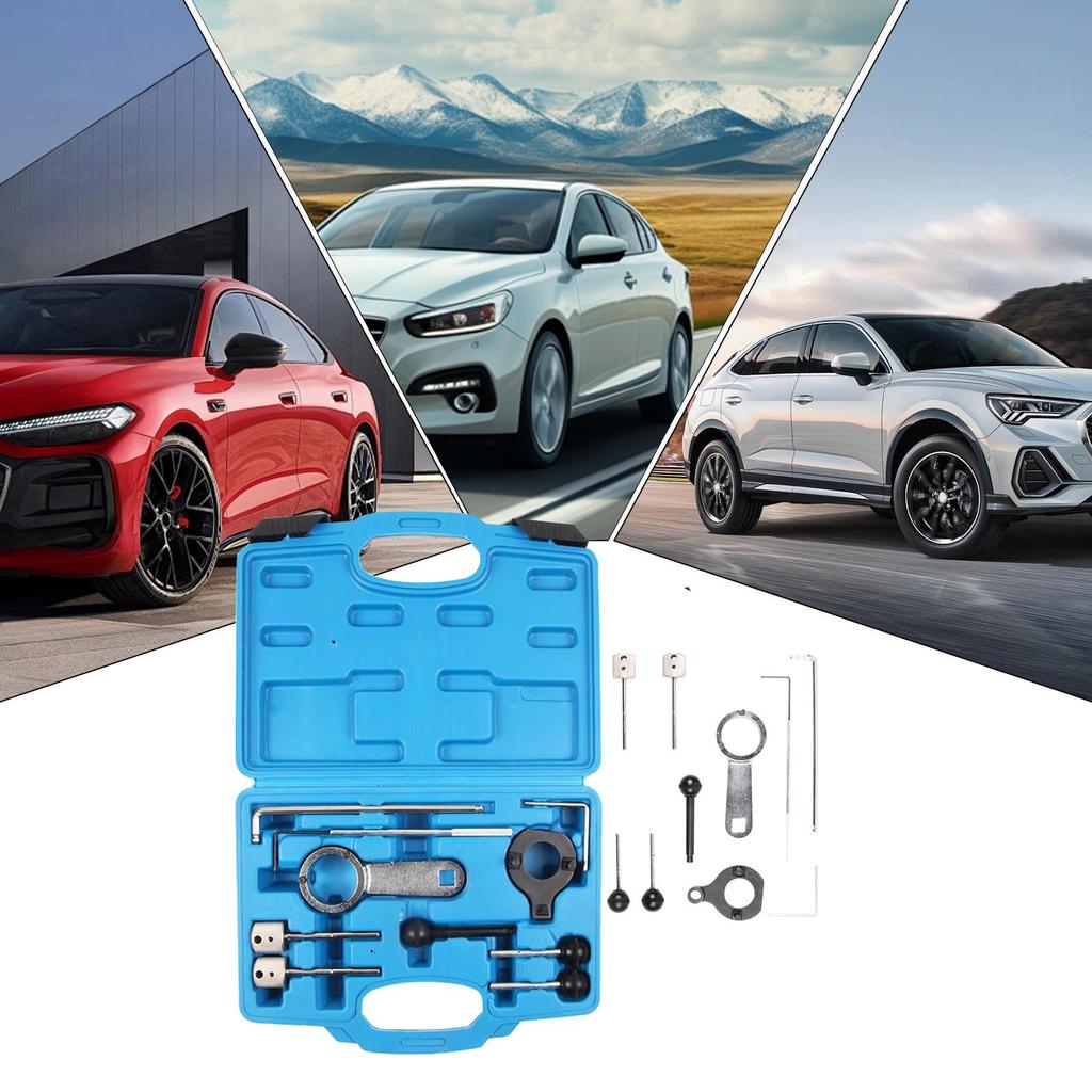 Automotive Timing Tool Camshaft Locking and Belt Adjust Tool for Petrol Engine Camshaft Holding Alignment Professional Kit