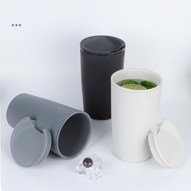 Eco-Friendly Wheat Straw Drinkware: Coffee, Beer, Milk & Water Cups