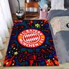 "FC Bayern München Logo Teppich mit Sternenmuster für Wohnkultur" Geeignet zur Verwendung als Anti-Rutsch-Matte für Wohnzimmer, Schlafzimmer, Sofas