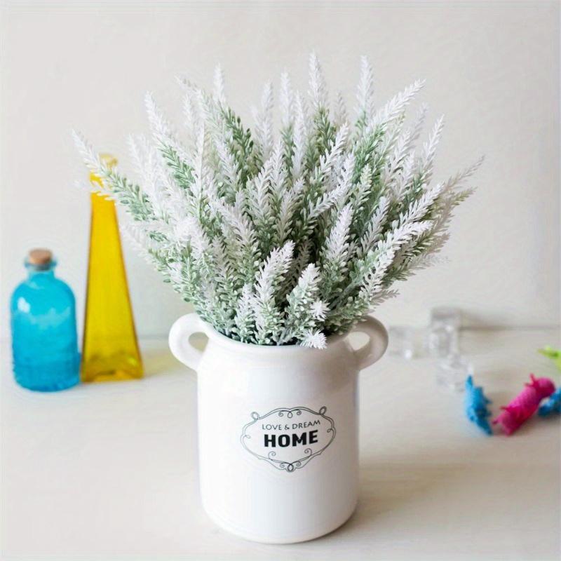 5pcs Artificial Flowers Romantic Lavender Provence Plastic Home Decorative Vase for Wedding Decor Grain Christmas Fake Plant