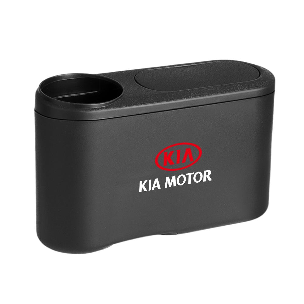 Portable Car Trash Garbage Storage Box Auto Accessories for Kia GT-Line Sportage Ceed Rio Picanto Sorento Soul Cerato Venga FortSI1 