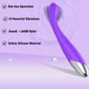 Vibrierender Stab für Frauen, Vaginalmassagestab, Klitorisstimulator, Brustmassagegerät, wasserdicht, einstellbare Frequenz, Sexspielzeug, Grün/Lila