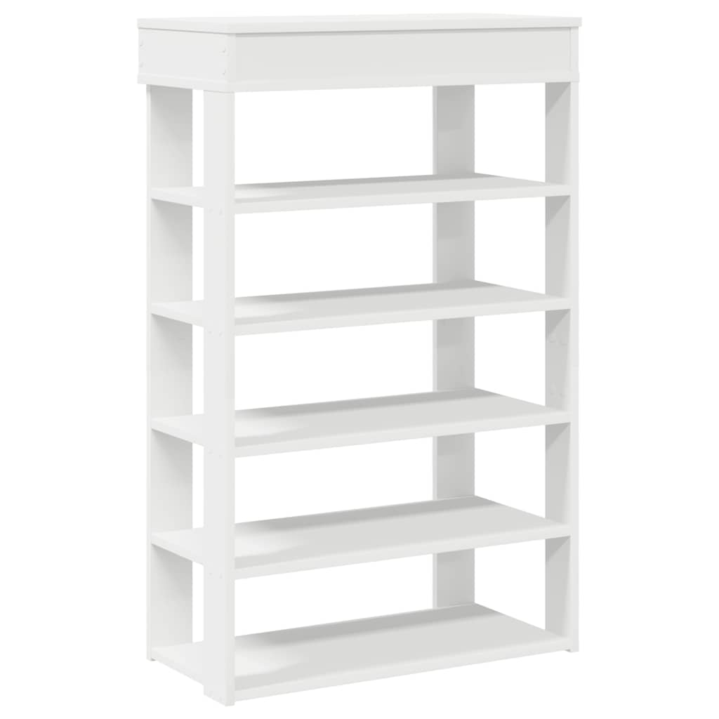 Shoe Rack White 60 x 30 x 98 cm Engineered Wood