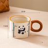 Creative Gift Panda Mug Cute National Treasure High Pretty Ceramic Coffee Cup Office Handmade Cup Household Cup