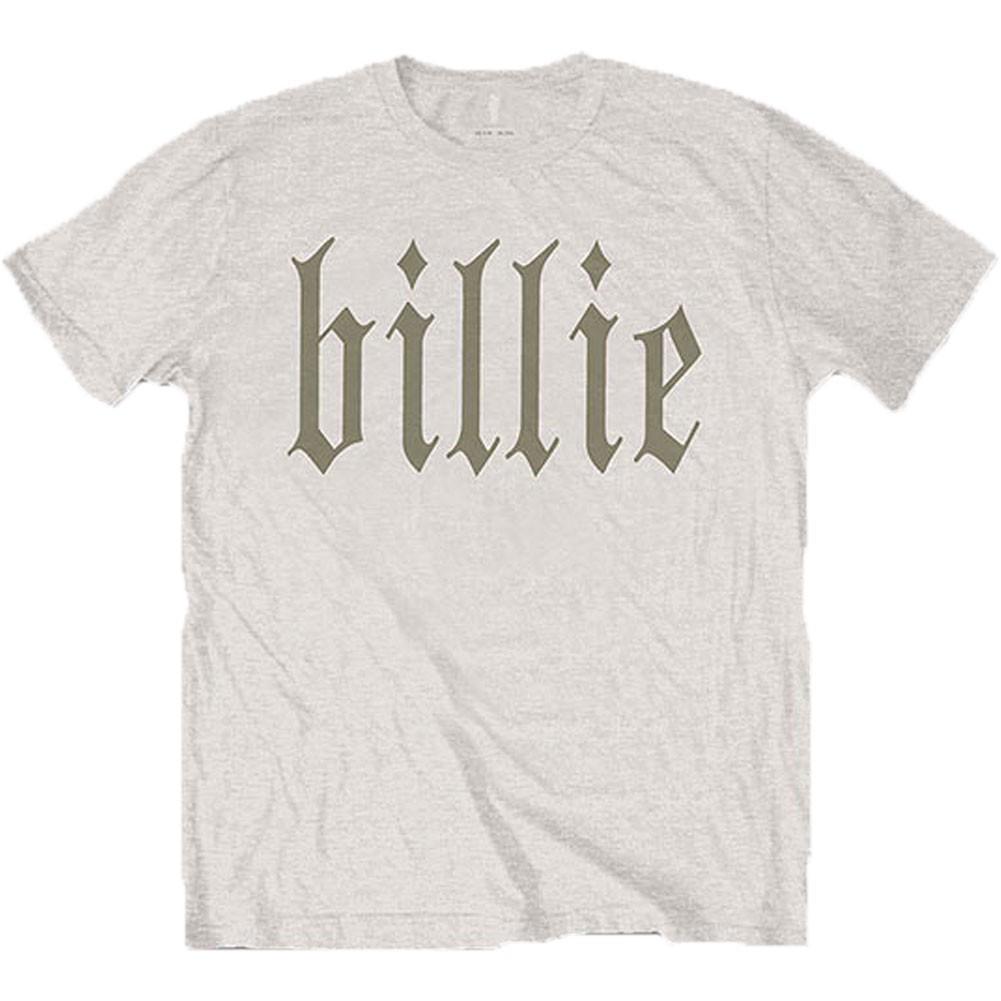 Men s Billie Eilish Billie 5 (Back Print) Slim Fit T-shirt Medium Natural 4XL