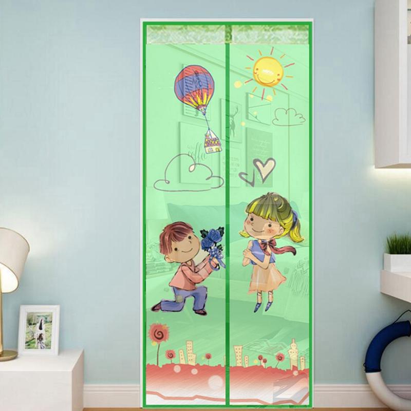 

Летняя антимоскитная сетка с автоматическим закрытием, магнитная москитная сетка, дверная сетка для комнаты, противомоскитная перегородка с защитой от насекомых и мух, волшебная занавеска