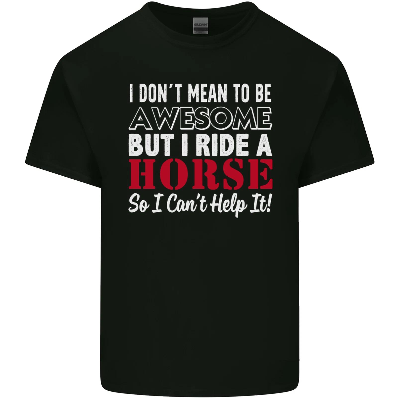 I Dont Mean to Be I Ride a Horse Riding Kids T-Shirt Childrens 2XL