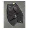Streetwear Jeans Y2K pánské Kalhoty Harajuku Hip Hop Letter Výšivka Vintage Blue Baggy Jeans Vysoký pas Široká noha Kalhoty