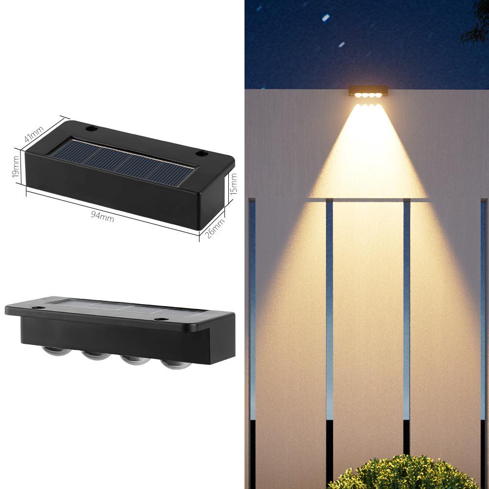 Automatic Solar Decorative Lights: Outdoor Wall, Stair & Balcony Illumination