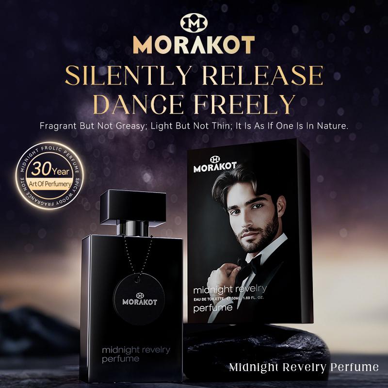 MORAKOT Midnight Revelry Parfém pro muže 50 ml – Kořeněný Dřevitý Dlouhotrvající EDT