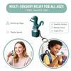 Rechargeable Lizard Button Sound Keychain Funny Decompression Toys Portable Stress Relief Fidget Button Toy Hanging Ornament