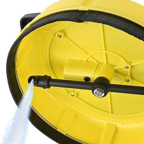 Patio Floor Brush Long Handle High Speed Pressure Washer Rotary Brush Dirt Removal Cleaning Brush Patio Cleaner Head for Karcher