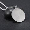 Dawapara Archangels Samael Seals Pendant The Son of Zacharias In The Desert Vintage Amulet Men Necklace Stainless Steel