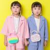 Silicone Children's Bag, Pinch Le Silicone Wallet, Girl's Semi-circular, Cartoon Handheld Zero Wallet Bubble Le Bag