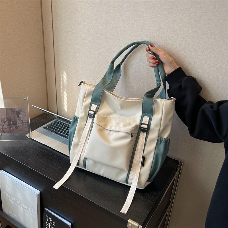 Fashion Large Capacity Tote Bag, Simple Shoulder Bag, Women's Casual Handbag & Purse For Commute Work